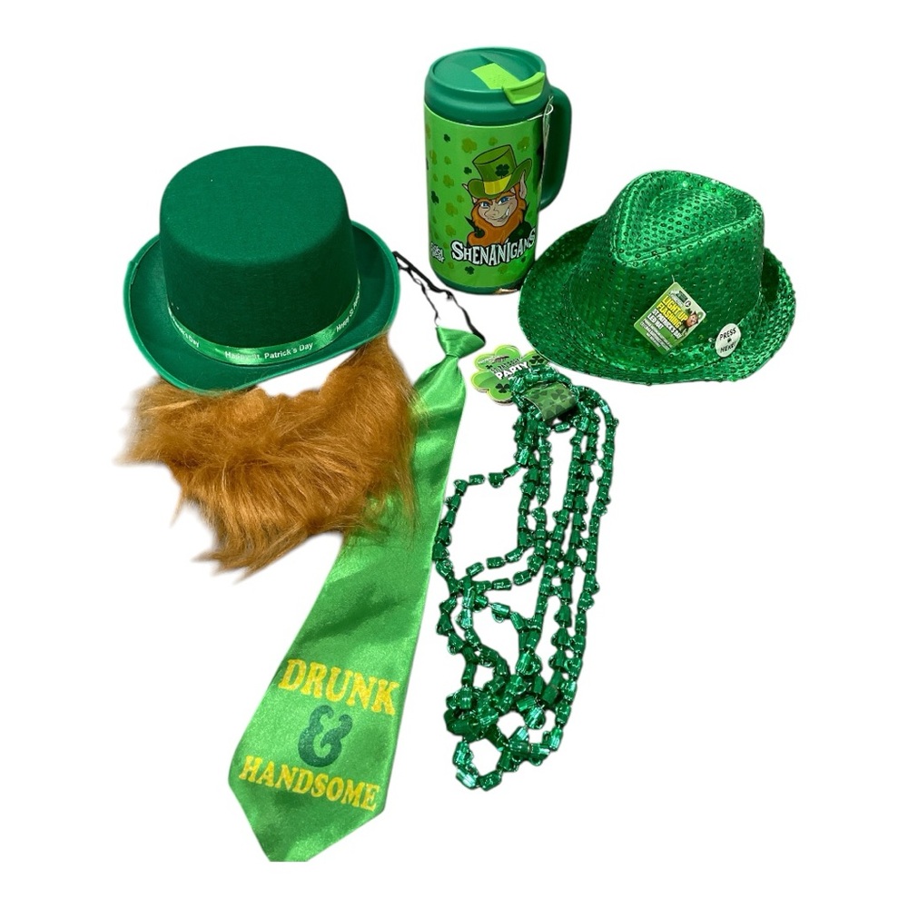 🍀 🆕 ST. PATRICK’S DAY COSTUME ACCESSORIES 5 PIECES SET 🍀